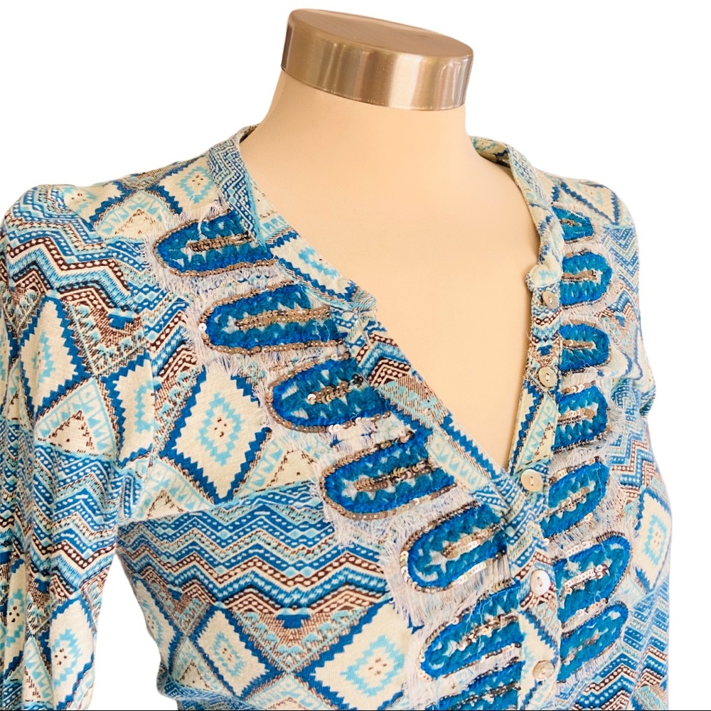 Anthropologie Akemi + Kim Boho casual Henley top